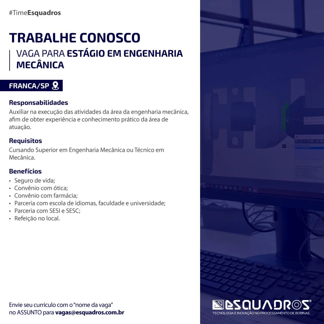 Pasantía en ingeniería mecánica - Esquadros®