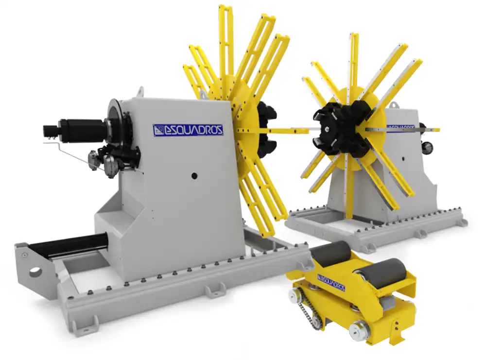 Line esquadros dual decoiler - Esquadros®