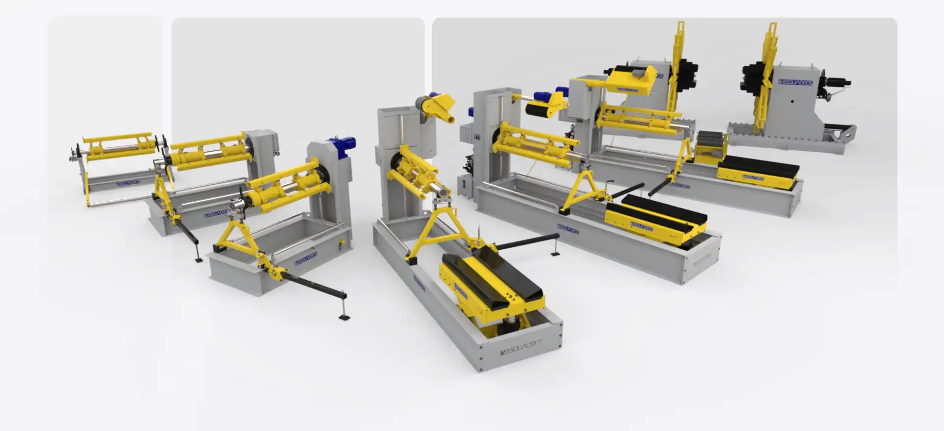 Complete line esquadros decoilers models