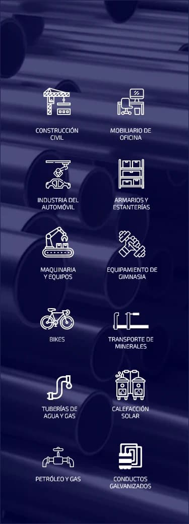 Application of Welded Tubes - Esquadros®