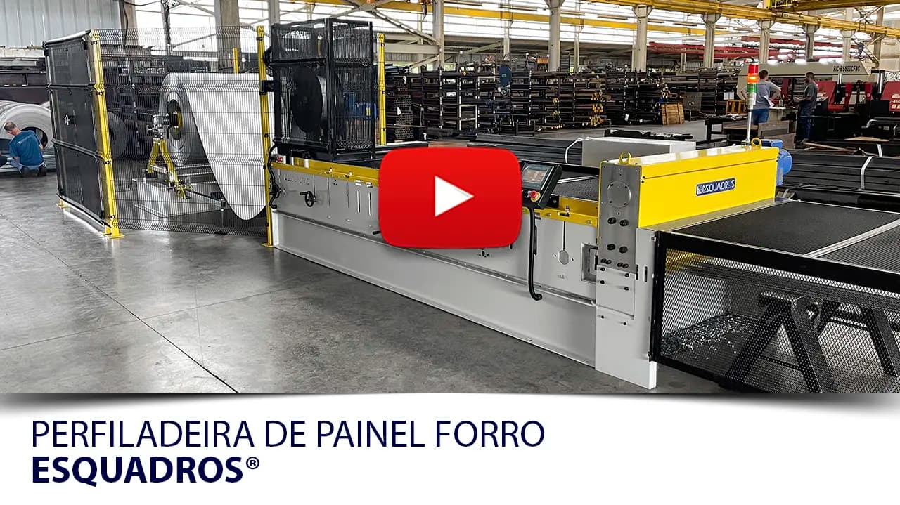 Guilhotina perfiladeira de painel forro - Esquadros®