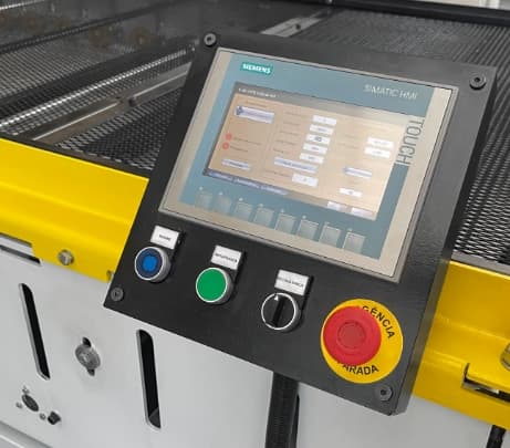 Painel de controle perfiladeira de painel forro - Esquadros®