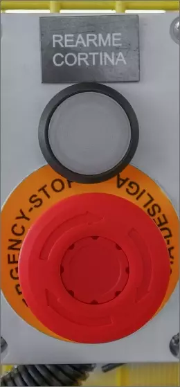 Segurança com o rearme cortina no tombador de bobinas - Esquadros®